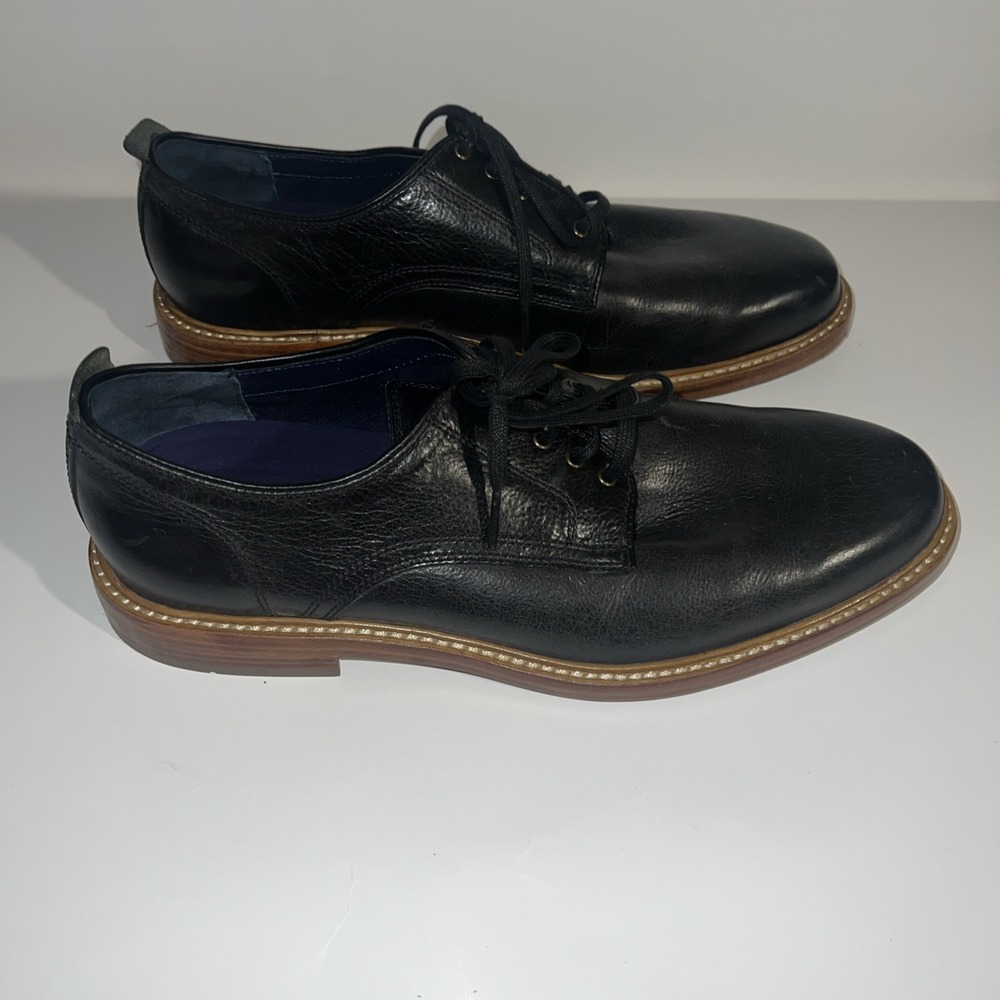 Cole Haan GrandOS Derby Black Men's Size 9.5 Classy Office Corporate Business